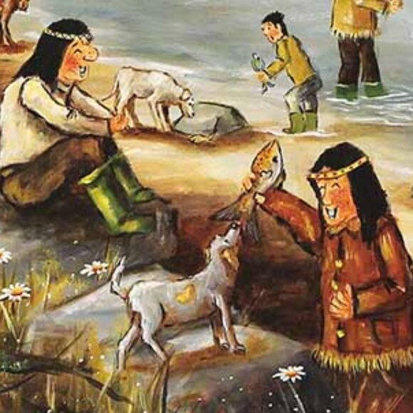 New sealed Trefl 1000pcs Adult Puzzle -He's Laughing Canadian First Nation - Picture 5 of 16